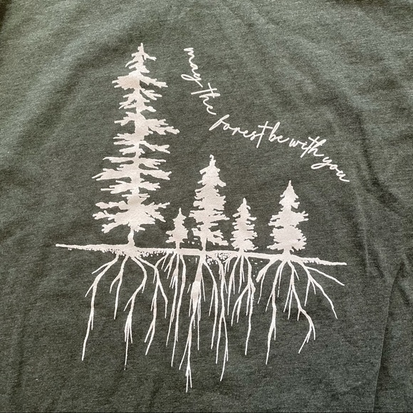 Serengetee Green Forest Graphic Tee - Picture 5 of 6